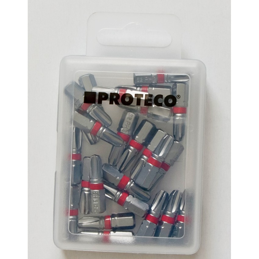 Proteco-Werkzeug - Profi Bit Bits Bitsatz PH PZ Torx Hex C6,3 x 25